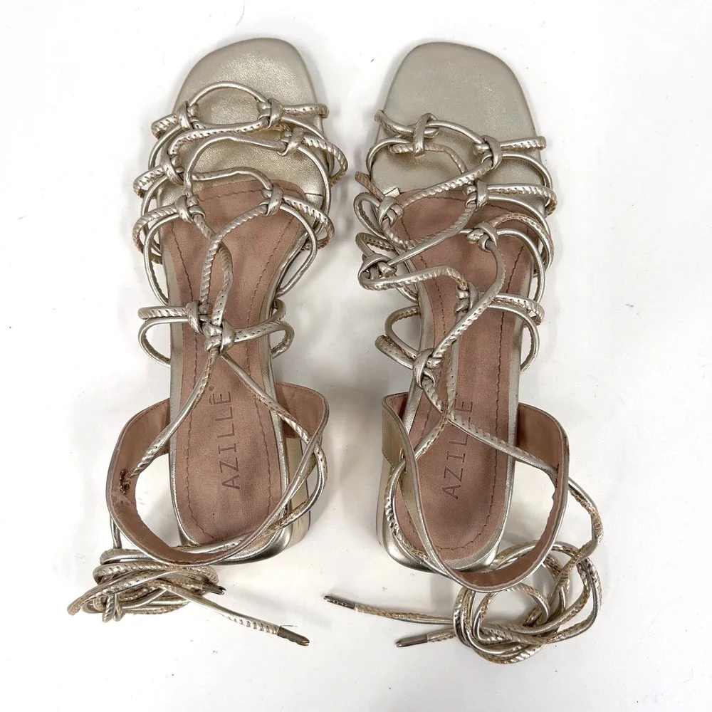 Azille shimmering metallic